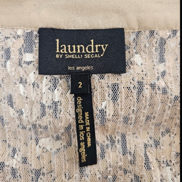 Laundry by Shelli Segal L.A Gold  All Sequin Shift Dress, Size 2 - Picture 7 of 8